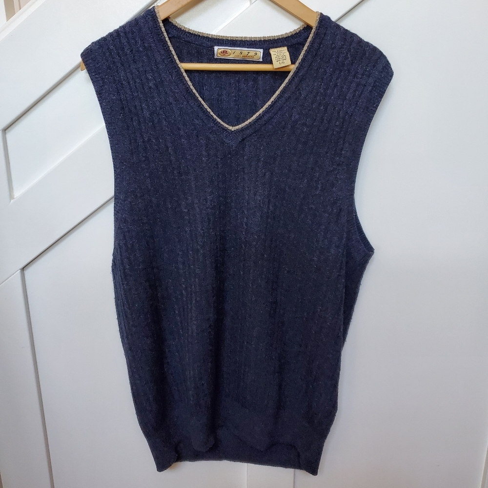 Vintage Wool Silk Classic Sweater Vest